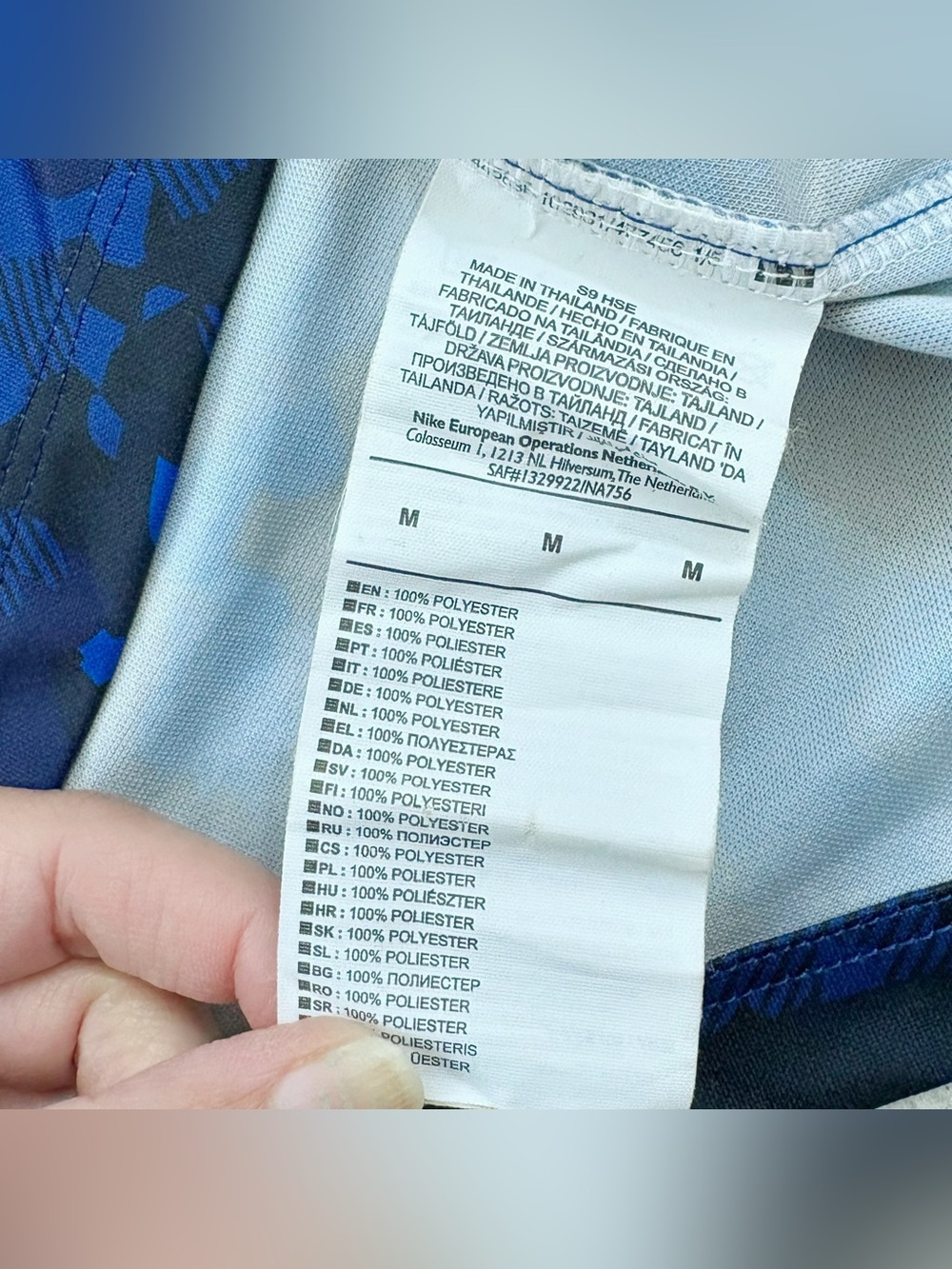Nike Men’s 2018/19 Chelsea FC Dry Squad Short-Sleeve Training Jersey Medium - Picture 9 of 11